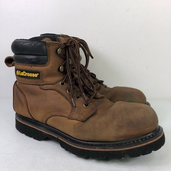 Lacrosse Leather Foreman 6” Steel Toe Boots - Picture 2 of 13